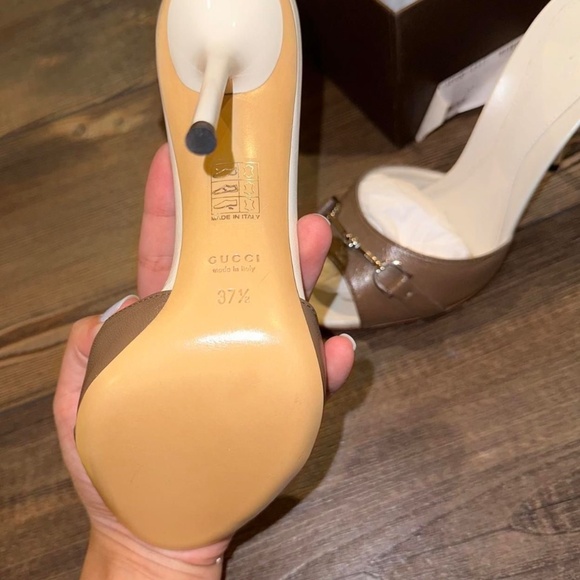 Gucci Heel Slides - Incrociato Soft (Cigar Brown) Size 7 - Picture 3 of 4